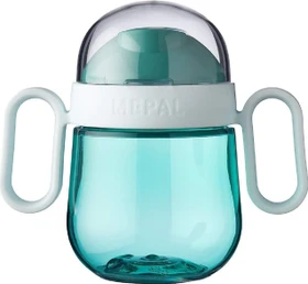 Mepal Mio Antitropf Trinklernbecher, 6+M, 200ml, deep turquoise