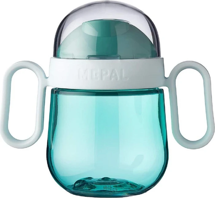 Mepal Mio Antitropf Trinklernbecher, 6+M, 200ml, deep turquoise