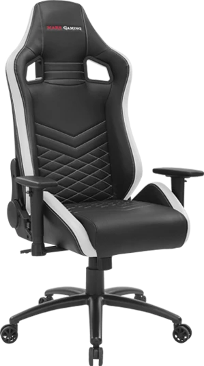 Mars Gaming MGCXNEO Premium Gamingstuhl, schwarz/weiß