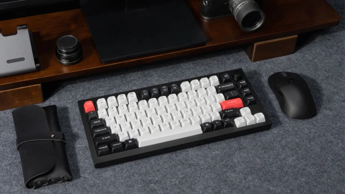 Keychron Q1 HE, Carbon Black, 75%, PBT, LEDs RGB, Gateron 2.0 Magnetic Nebula, USB/Bluetooth, US