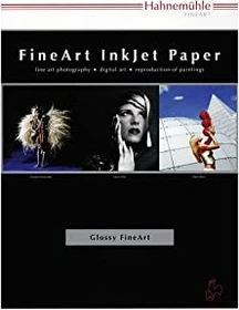 Hahnemühle Digital Glossy FineArt Baryta Inkjetpapier hochglänzend hellweiß, A3, 325g/m², 25 Blatt