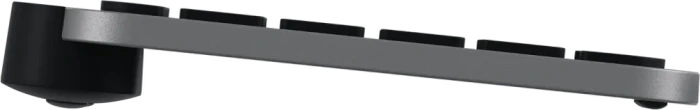Logitech MX Keys Mini for Mac, Space Gray, schwarz/grau, LEDs weiß, Logi Bolt, USB/Bluetooth, DE
