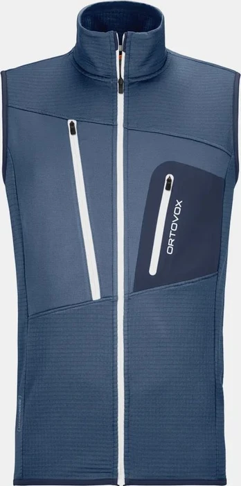 Ortovox Fleece Grid Funktionsweste night blue (Herren)