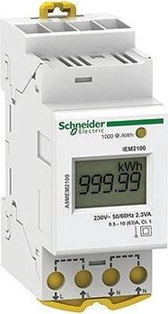 Schneider Electric iEM2100 Energiezähler, 63A, Strom-/Energiemesser