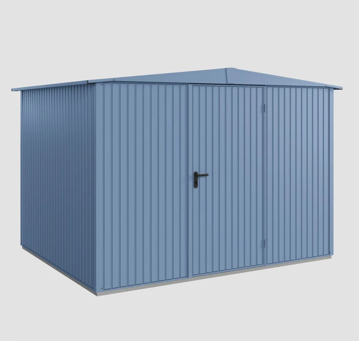 EcoStar Trend Euroline Typ 3 Gerätehaus taubenblau