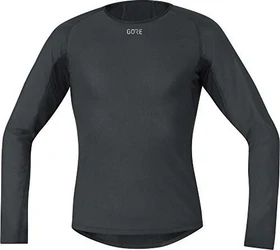 Gore Wear M Gore Windstopper Base Layer Thermo Funktionsshirt langarm schwarz (Herren)