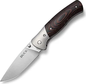Buck 836 Small Selkirk Taschenmesser brown/black micarta