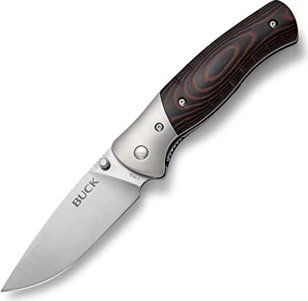 Buck 836 Small Selkirk Taschenmesser brown/black micarta