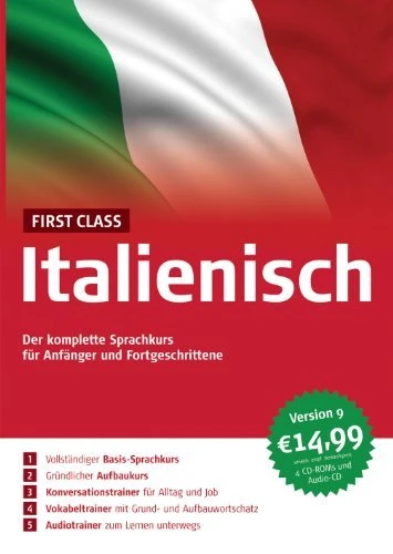Digital Publishing First Class Sprachkurs Italienisch 9.0 (PC)