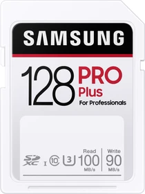 Samsung PRO Plus for Professionals R100/W90 128GB, UHS-I U3, Class 10
