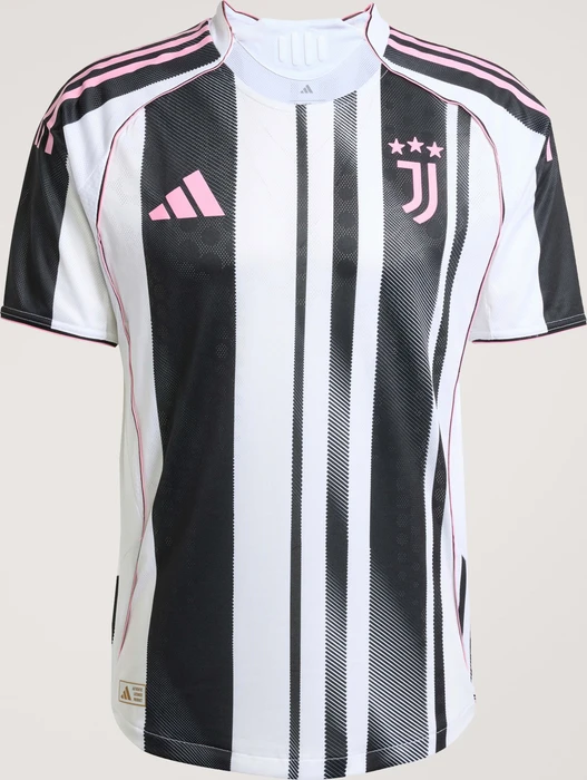 adidas Juventus Turin Authentic 2025/2026 Heimtrikot schwarz/weiß (Herren)