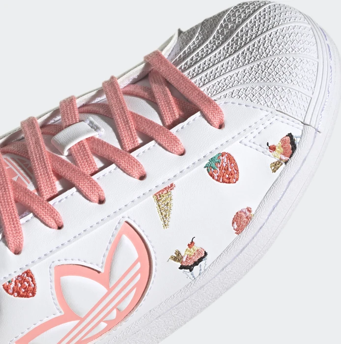 adidas Superstar cloud white/ray pink (Damen)