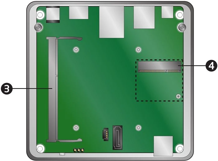 Intel NUC Kit - Tall - Forest Canyon - DN2820FYKH