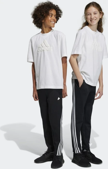 adidas Future Icons 3-Streifen Ankle-Length Trainingshose lang schwarz/weiß (Junior)