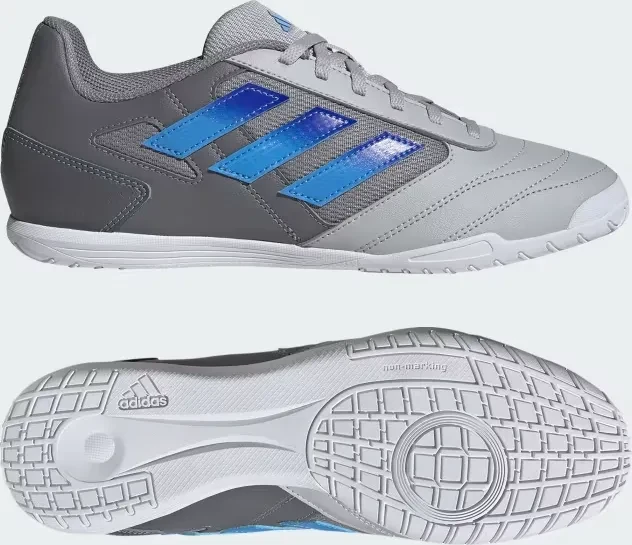 adidas Super Sala 2 IN grey two/lucid blue/blue burst (Herren)
