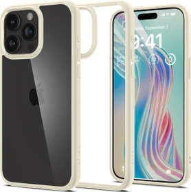 Spigen Ultra Hybrid für Apple iPhone 15 Pro mute beige