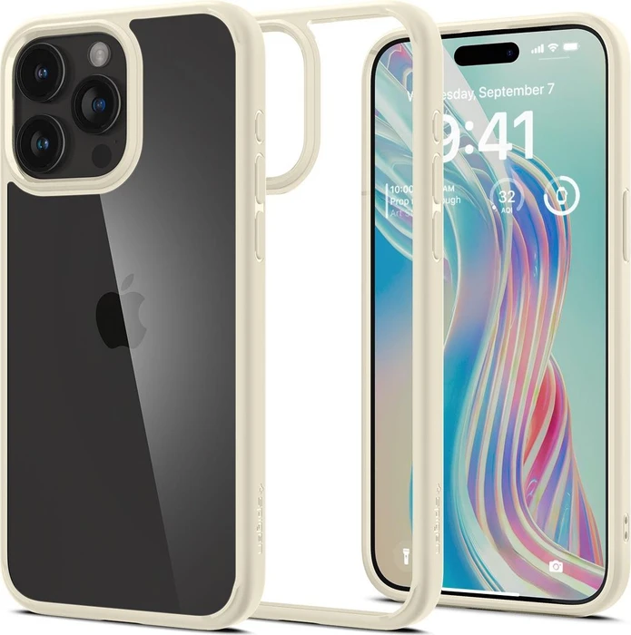 Spigen Ultra Hybrid für Apple iPhone 15 Pro mute beige
