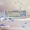 Redragon Ucal K673 Pro, Vintageweiß, LEDs RGB, Redragon RED, USB/Bluetooth, US Vorschaubild