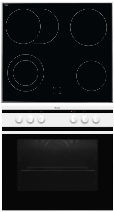 Amica EHC12714W Einbauherd-Set