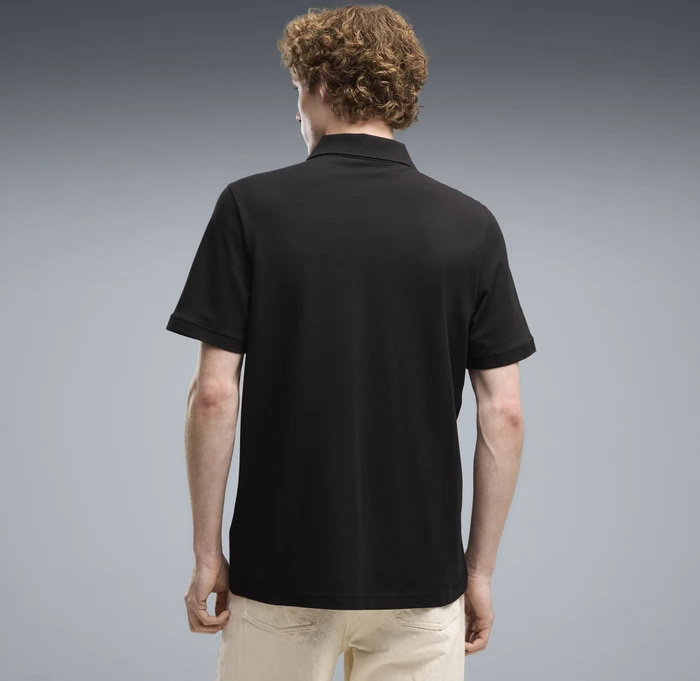 Puma ESS No. 1 Logo Pique Poloshirt kurzarm puma black/puma white (Herren)