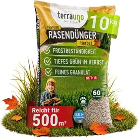 TerraUno Premium Herbst-Rasendünger, 10kg