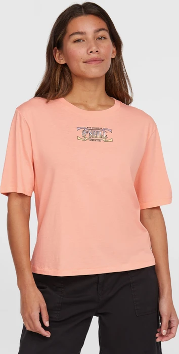 O'Neill Summer Must Haves Back Print T-Shirt kurzarm coral pop (Damen)