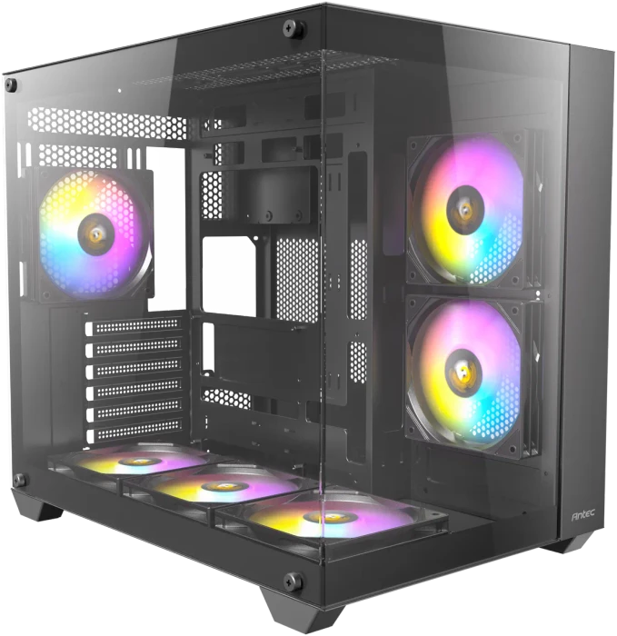 Antec CX800 RGB ELITE, schwarz, Glasfenster