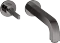 Hansgrohe Axor Citterio Einhebel-Waschtischmischer Unterputz für Wandmontage mit Pingriff Auslauf 220mm und Rosetten polished black chrome Vorschaubild