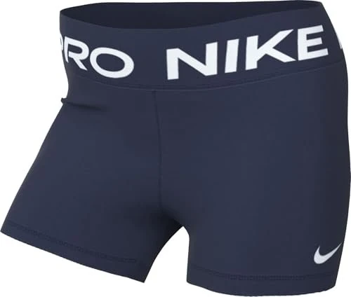 Nike Pro Hose kurz midnight navy/white (Damen)