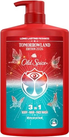 Old Spice Rockstar 3in1 Duschgel & Shampoo, 1l