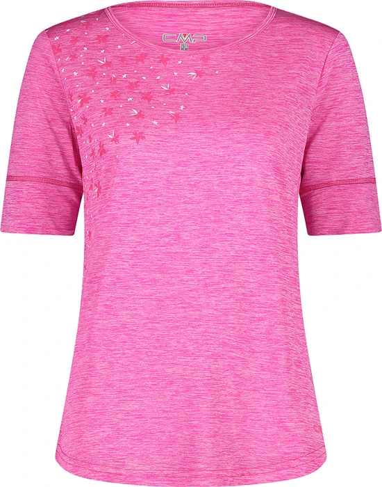 CMP Light Jersey Funktionsshirt kurzarm fuxia mel/pink fluo (Damen)