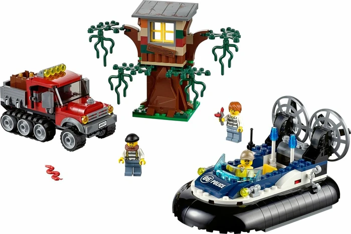 LEGO City Sumpfpolizei - Verbrecherjagd im Luftkissenboot