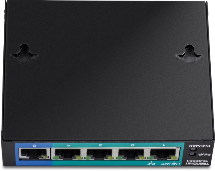 TRENDnet TE-GP Desktop Gigabit Switch, 5x RJ-45, 35W PoE+