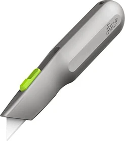 Slice Cutter mit Metallgriff und automatischem Klingenrückzug, 177mm, grau