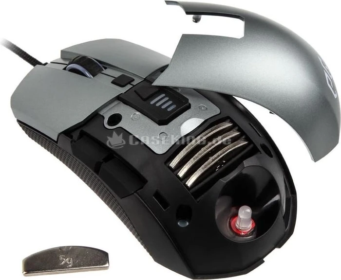GeIL EpicGear Morpha Gaming Mouse gunmetal/schwarz, USB