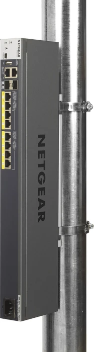 Netgear ProSAFE M4200 Easy-Mount Rackmount 2.5G Managed Switch, 8x RJ-45, 2x SFP+, 240W PoE+