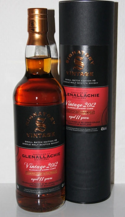 Signatory Vintage Small Batch Edition #8 Glenallachie Vintage 2012 700ml