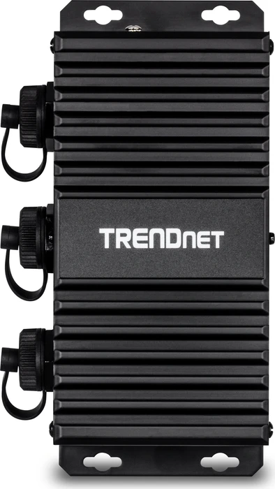 TRENDnet Industrial Wallmount Gigabit PoE-Extender, 3x RJ-45, 64W UPoE PD