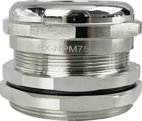 Conrad Electronic TRU Components Kabelverschraubung M75 Messing vernickelt