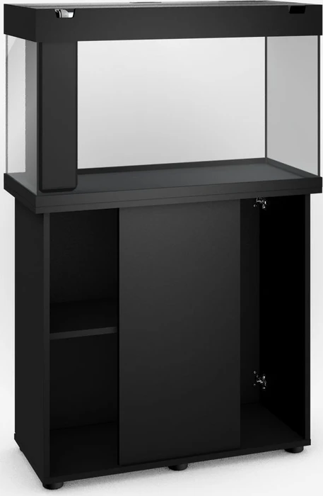 Juwel Rio 125 LED Aquarium-Set mit Unterschrank, schwarz/schwarz, 125l
