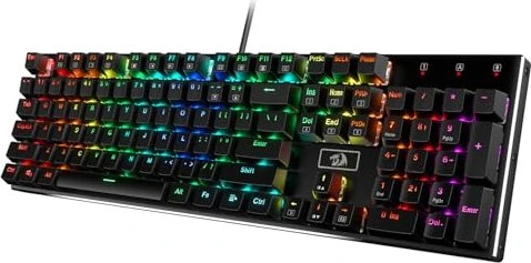 Redragon K556 Devarajas, LEDs RGB, Gaote Outemu BROWN, USB, US