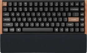 Keychron PR43 Silicone Palm Rest für Keychron K2, K6, Handballenauflage (Tastatur), schwarz
