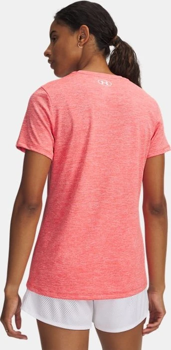 Under Armour Tech Twist Funktionsshirt kurzarm venom red/white (Damen)