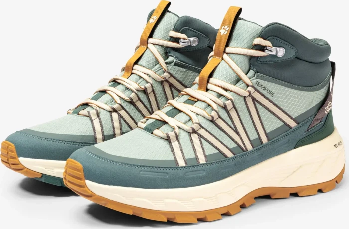 Jack Wolfskin Wild Hike Texapore Mid green zinnia (Herren)