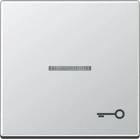 Jung Serie A Wippe mit Symbol Tür, aluminium