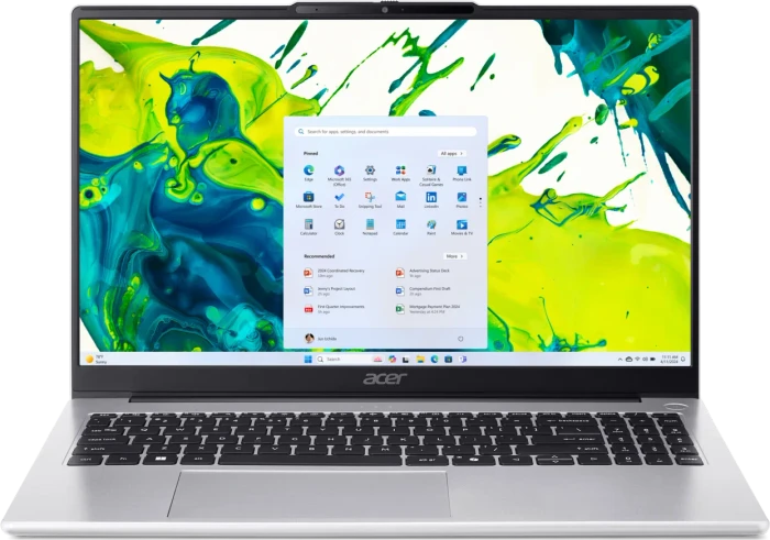 Acer Aspire Lite 15 AL15-45P-R15P, Light Silver, Ryzen 7 5825U, 16GB RAM, 1TB SSD, DE