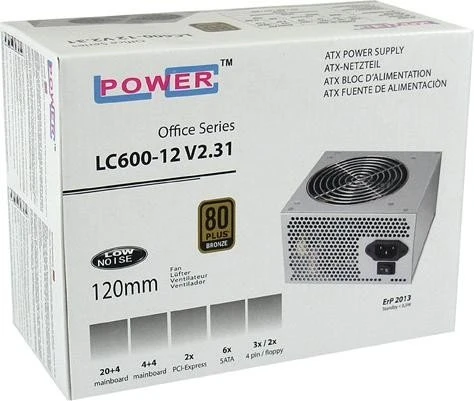 LC-Power LC600-12 400W, ATX 2.31