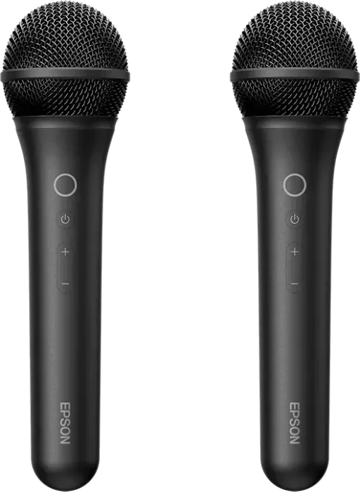Epson Kabelloses Karaoke-Mikrofonpaar ELPKM01, 2 Stück