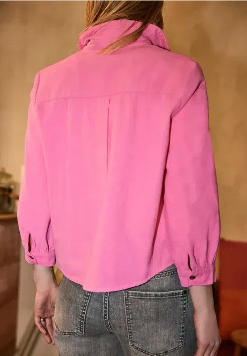 Street One Studio Hemdbluse Hemd langarm glowy pink (Damen)
