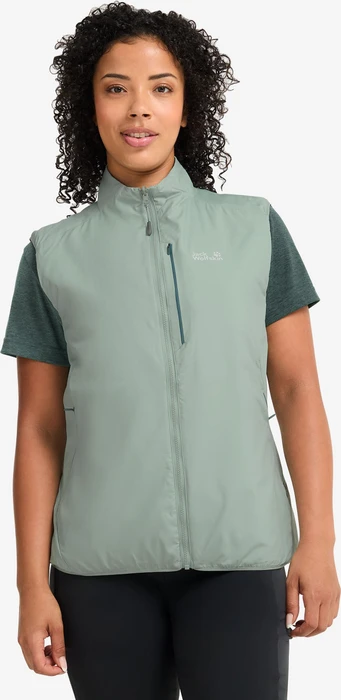 Jack Wolfskin Trail Light Ins 2in1 Funktionsweste green zinnia (Damen)